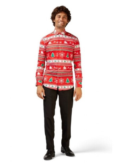 Boland Traciks Juleskjorte Winter Wonderland OPSM0013XS