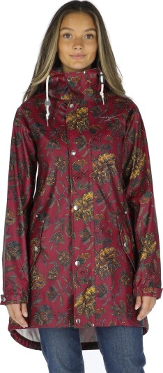 Väderöarna Coat W Burgundy Indalia 36 Regnjakker Väderöarna Coat W Burgundy Indalia 36 Regnjakker