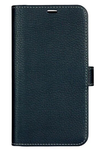 Carl Mobildeksel Onsala Collection Læder Flip-cover Marineblå til iPhone X/Xs