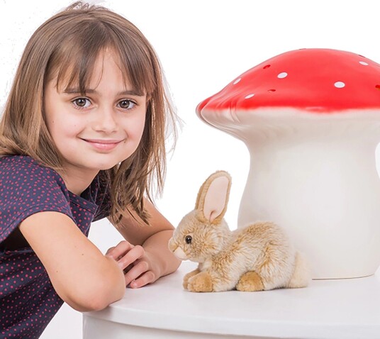 Teddy Hermann Sitting Rabbit Beige 18 cm Beige One Size Teddy Hermann Sitting Rabbit Beige 18 cm Beige One Size