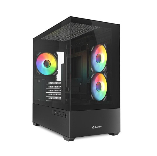 Sharkoon Mk6 Rgb Midi Tower White Sharkoon Mk6 Rgb Midi Tower White