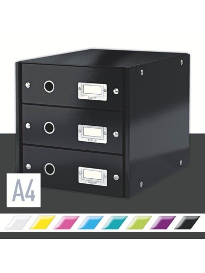 Leitz Skuffkabinett Click & Store  WOW 3 skuffer