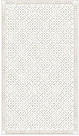 Ekelund   Åttebladrose bordduk 150x200 cm beige