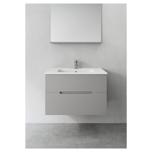 Hafa Sun 800 Compact Servantskap 80x38x54 cm  m/2 skuffer Grå