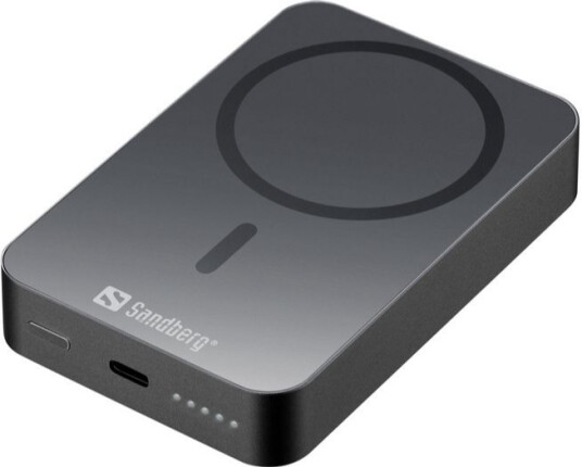 Sandberg Magnet 10000 mAh Trådløs Powerbank med 20W Hurtiglading - USB-C Sandberg Magnet 10000 mAh Trådløs Powerbank med 20W Hurtiglading - USB-C