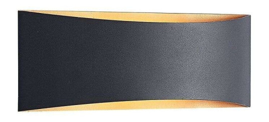 Arcchio Danta LED-vegglampe, svart og gull Arcchio Danta LED-vegglampe, svart og gull