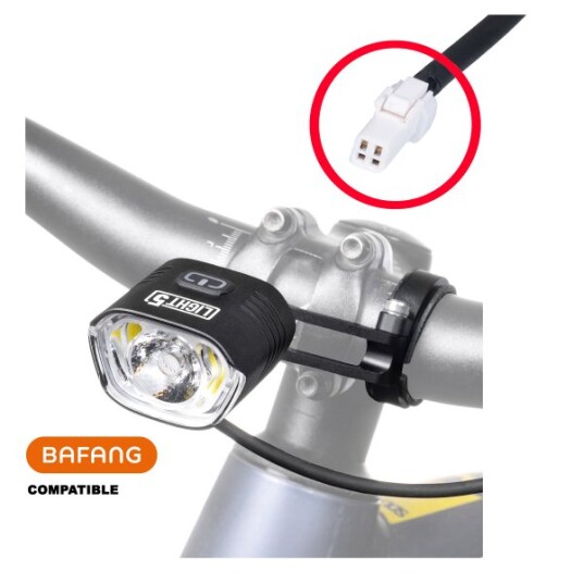 Elsykkellykt Light5 EB1000 1000 lm / Bafang Frontlykt han Elsykkellykt Light5 EB1000 1000 lm / Bafang Frontlykt han