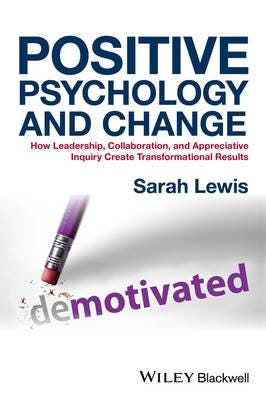 Positive Psychology And Change Av Sarah (Association For Business Psychologists) Lewis