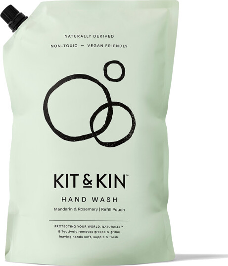 Kit & Kin Handtvål Mandarin & Rosemary Refill 1000 ml   Hand Wash Mandarin & Rosemary Refill 1000ml