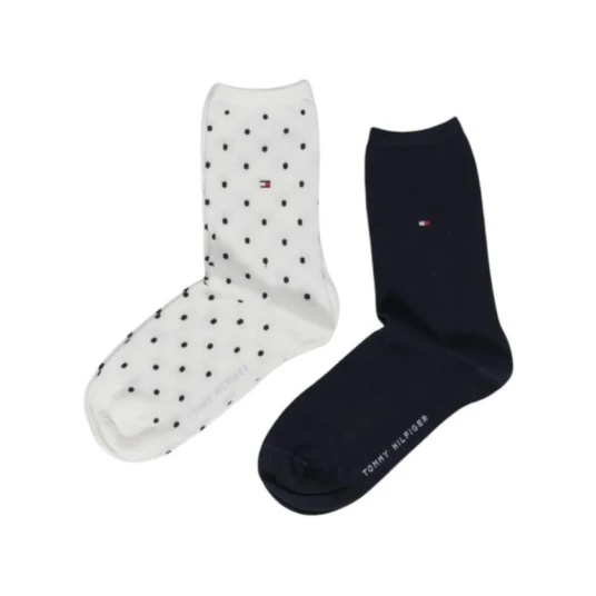 Tommy Hilfiger Th Women Sock Dot 2P - White - 39-42