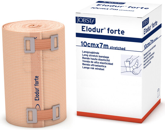 Elodur Forte kompresjonsbind 10 cm x 7 m 1 stk