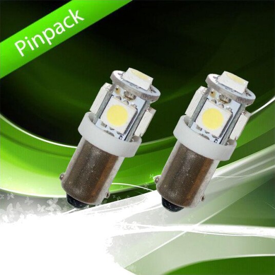 Ledson Xenonvit - LED-lys H6W 12 V 2-pakning Ledson Xenonvit - LED-lys H6W 12 V 2-pakning