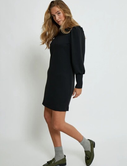 Peppercorn Pcdicette Anissa Longsleeve Dress Black L Peppercorn Pcdicette Anissa Longsleeve Dress Black L