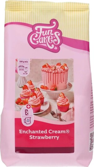 Mix For Enchanted Cream Med Jordbærsmak Fra Funcakes | Slikkepott.No Mix For Enchanted Cream Med Jordbærsmak Fra Funcakes | Slikkepott.No