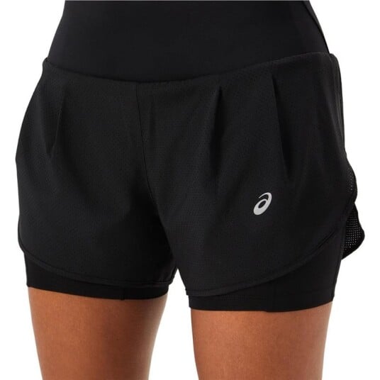 Asics Road 2-N-1 3.5In Short Women Performance Black/Performance Black