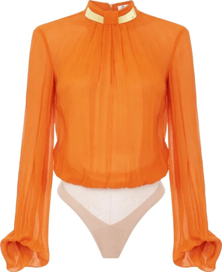 Elisabetta Franchi Dame Topper Oransje L,