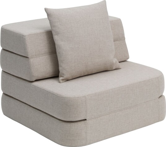 by KlipKlap 3 Fold Sofa Single Soft Beige by KlipKlap 3 Fold Sofa Single Soft Beige