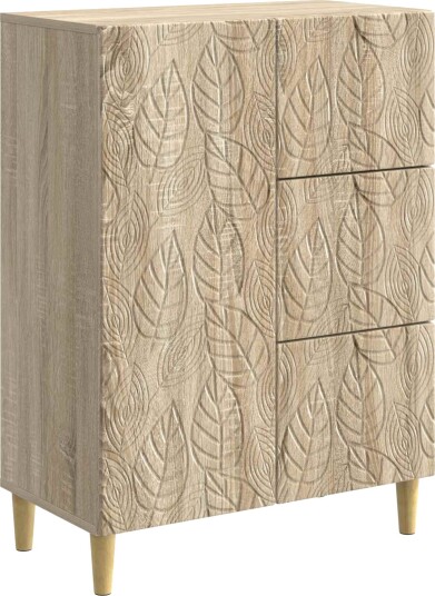 Serviesskap Sonoma eik 66 x 34,5 x 90 cm Konstruert tre Serviesskap Sonoma eik 66 x 34,5 x 90 cm Konstruert tre