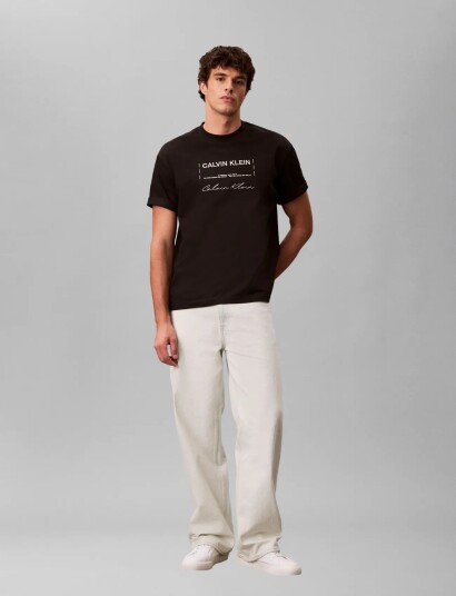 Calvin Klein Jeans 16S April Graphic Seasonal Fashi Black XXL