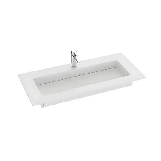 Dansani Inzo Angular D45,50cm Silestone Desert Silver 120-139cm