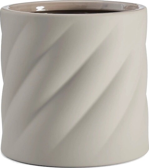 Cooee Design Twist Flowerpot Medium Sand SAND M