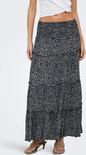 ONLY Onlfernanda Life Layred Long Skirt Noos Navy XS