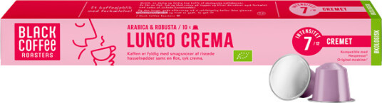 Black Coffee Roasters | Lungo Crema 10 kapsler til Nespresso®