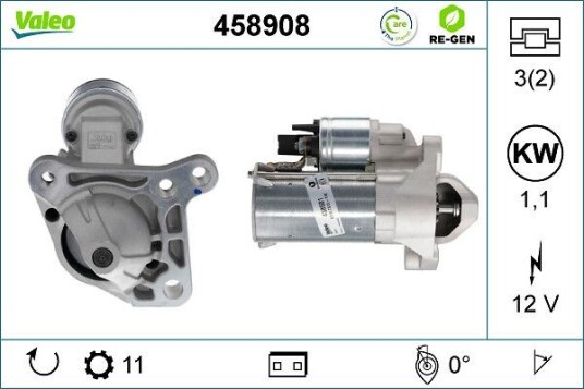 Starter VALEO 458908 Starter VALEO 458908