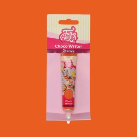 Funcakes Pynteglasur i Sjokolade Oransje 25g Funcakes Pynteglasur i Sjokolade Oransje 25g