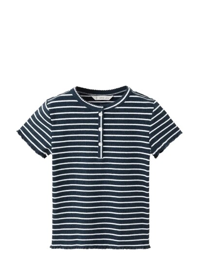 Mango Striped Jersey T Shirt Navy 5 6 Mango Striped Jersey T Shirt Navy 5 6