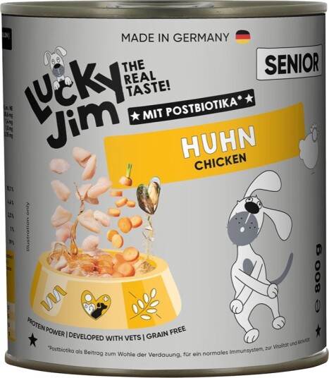Lucky Jim Våtfôr Senior Kylling 24 X 800 G