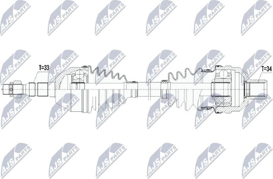 Nty Drivaksel NTY NPW PL 055