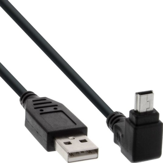 Inline 34120 2 M Usb A Mini Usb B Usb 2.0 Hankjønn/Hankjønn Sort