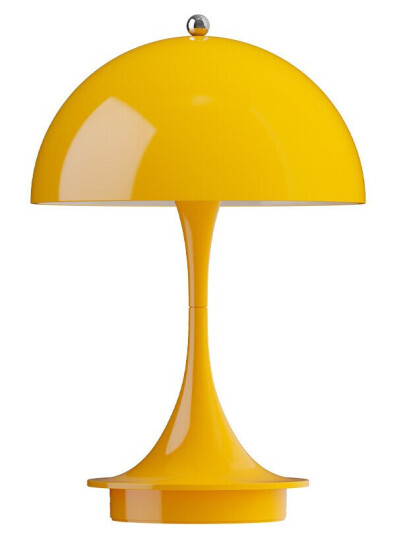 Louis Poulsen Panthella 160 Portable Bordlampe V3 Opaque Gul Lampemesteren