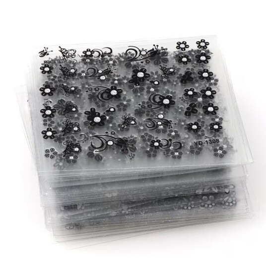 10 st Ark Självhäftande Nageldekorationer 10 st Ark Självhäftande Nageldekorationer