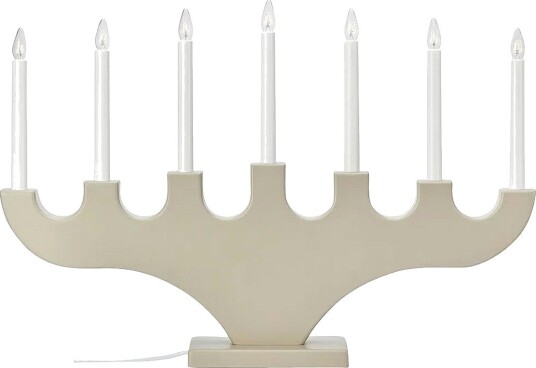 Markslöjd Lysestake Spira 7L Beige Markslöjd Lysestake Spira 7L Beige