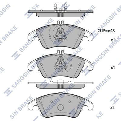 Hi Q SP2292 Bremseklosser