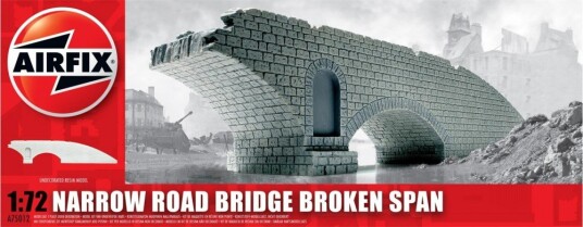 Airfix Plastmodell 1/72 Narrow Road Bridge Broken Span A75012