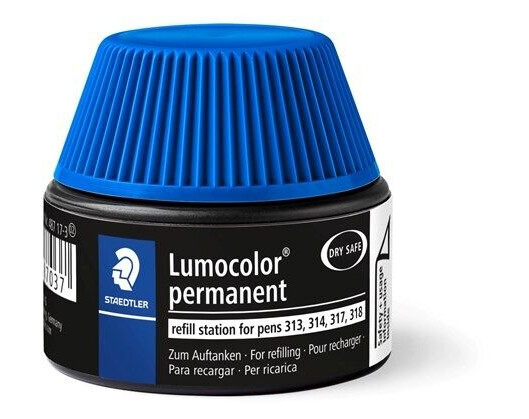 Staedtler Refill ink Lumocolor permanent Blue 4 pcs.