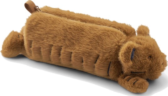 Liewood Dalina Tiger Plush Pennal, Golden Caramel