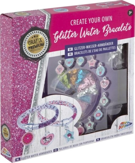 Grafix Lag Dine Egne Armbånd Med Vann Og Glitter Sett 3+ År