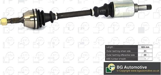 Drivaksel BGA DS1400L