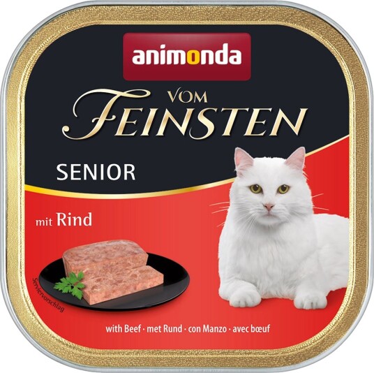 Animonda Vom Feinsten Våtfôr Senior Med Okse 36 X 100 G Animonda Vom Feinsten Våtfôr Senior Med Okse 36 X 100 G