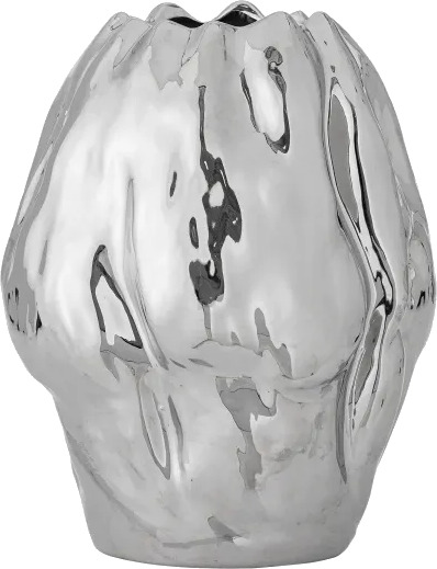 Bloomingville   Bobby Vase   Sølv