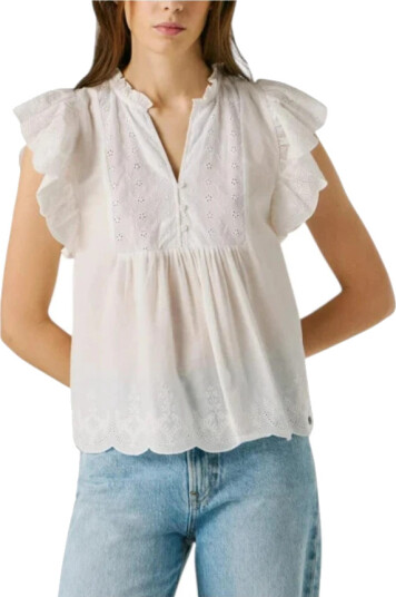 Pepe Jeans Dame Bluser & Skjorter Hvit M,