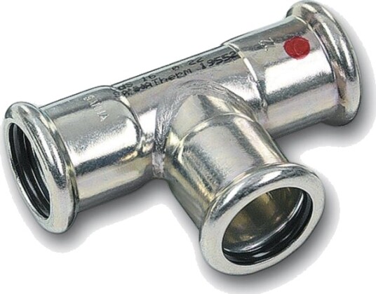Sanha Likegående T-Stykke Sanha-Therm C-Stahl D108.0Sanha