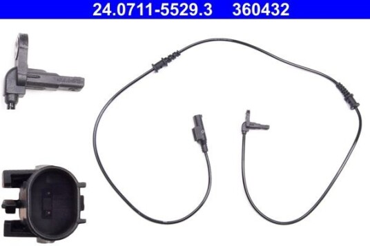 ABS sensor ATE 24.0711-5529.3