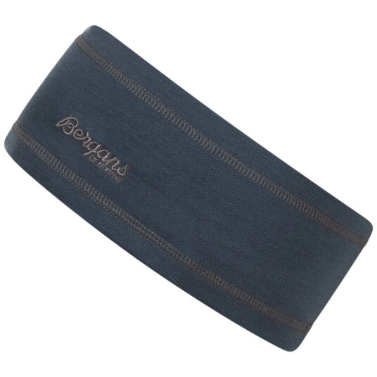 Bergans Juniors" Wool Headband Navy Blue/solid Grey 52
