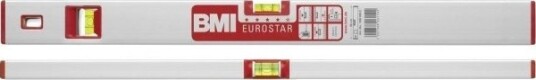 Bmi Eurostar 690080E Vaterpass I Lettmetall 80 Cm 0,5 Mm/M Bmi Eurostar 690080E Vaterpass I Lettmetall 80 Cm 0,5 Mm/M