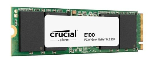 Crucial E100 480GB M.2 NVMe SSD PCIe 4.0 Harddisk Crucial E100 480GB M.2 NVMe SSD PCIe 4.0 Harddisk